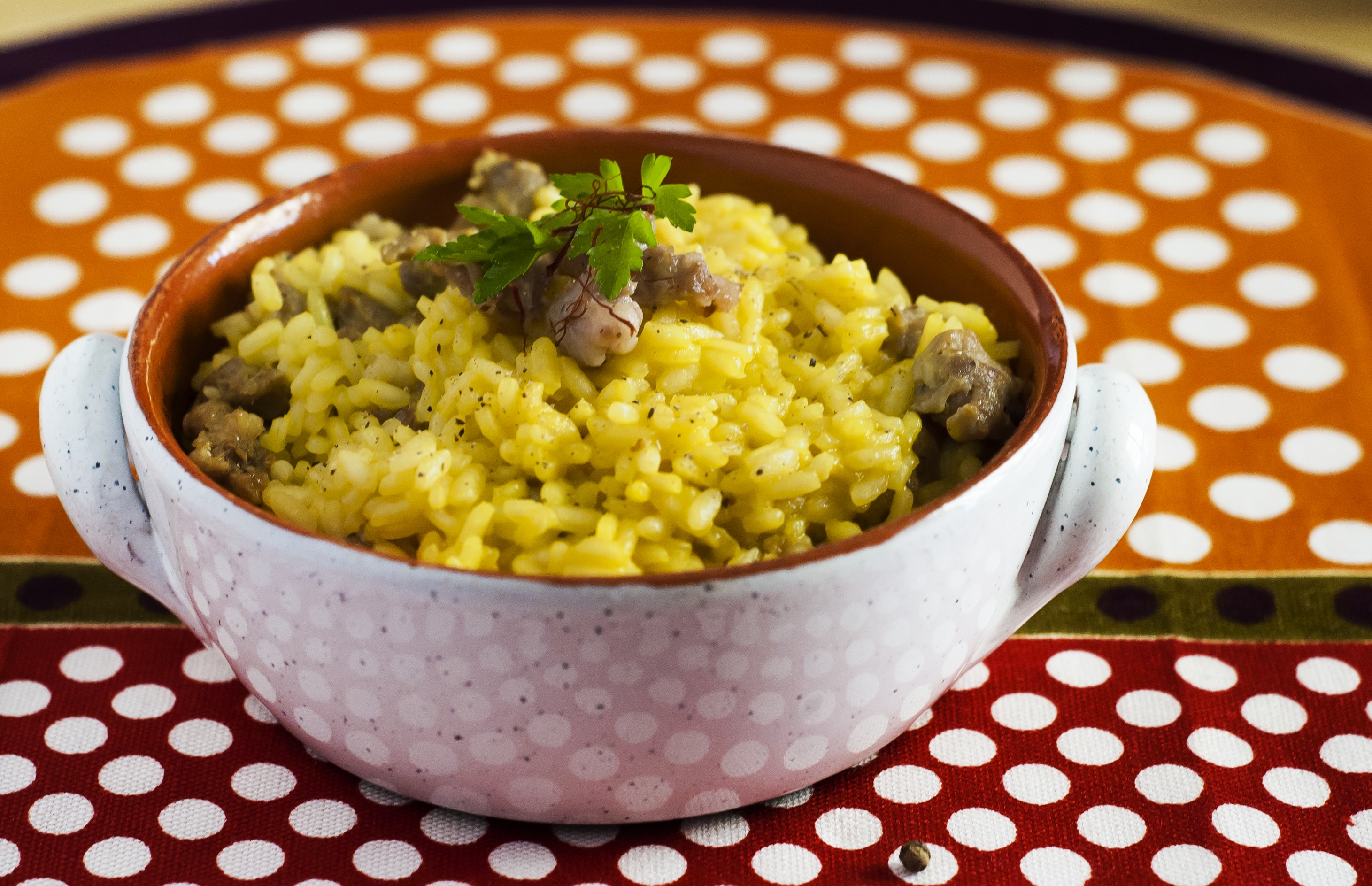 Risotto Salsiccia & Zafferano | Fabio Fidanza's Kitchen