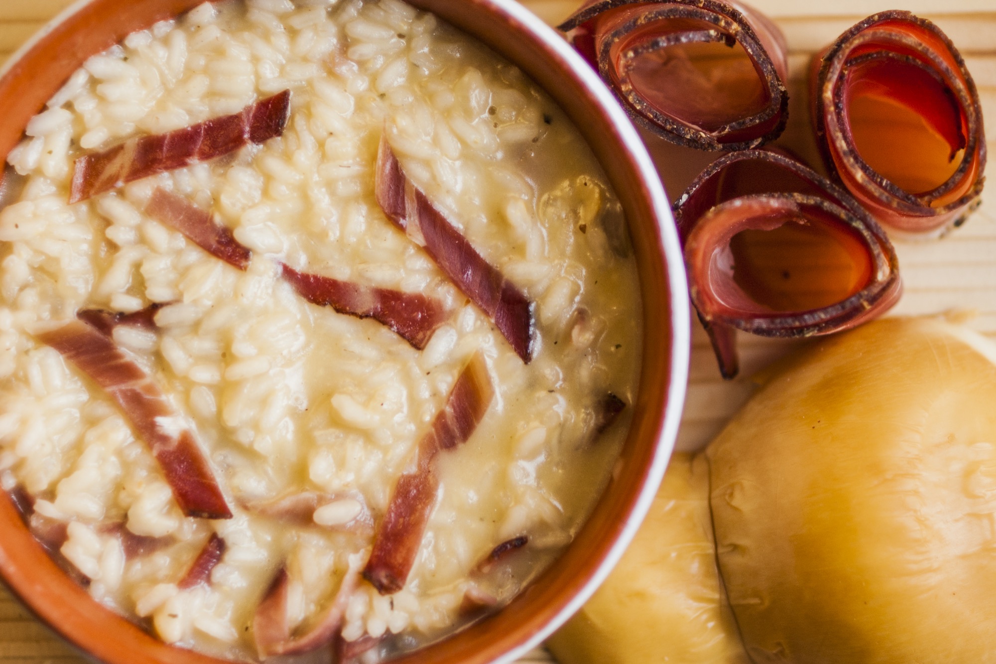 Risotto speck & provola | Fabio Fidanza's Kitchen